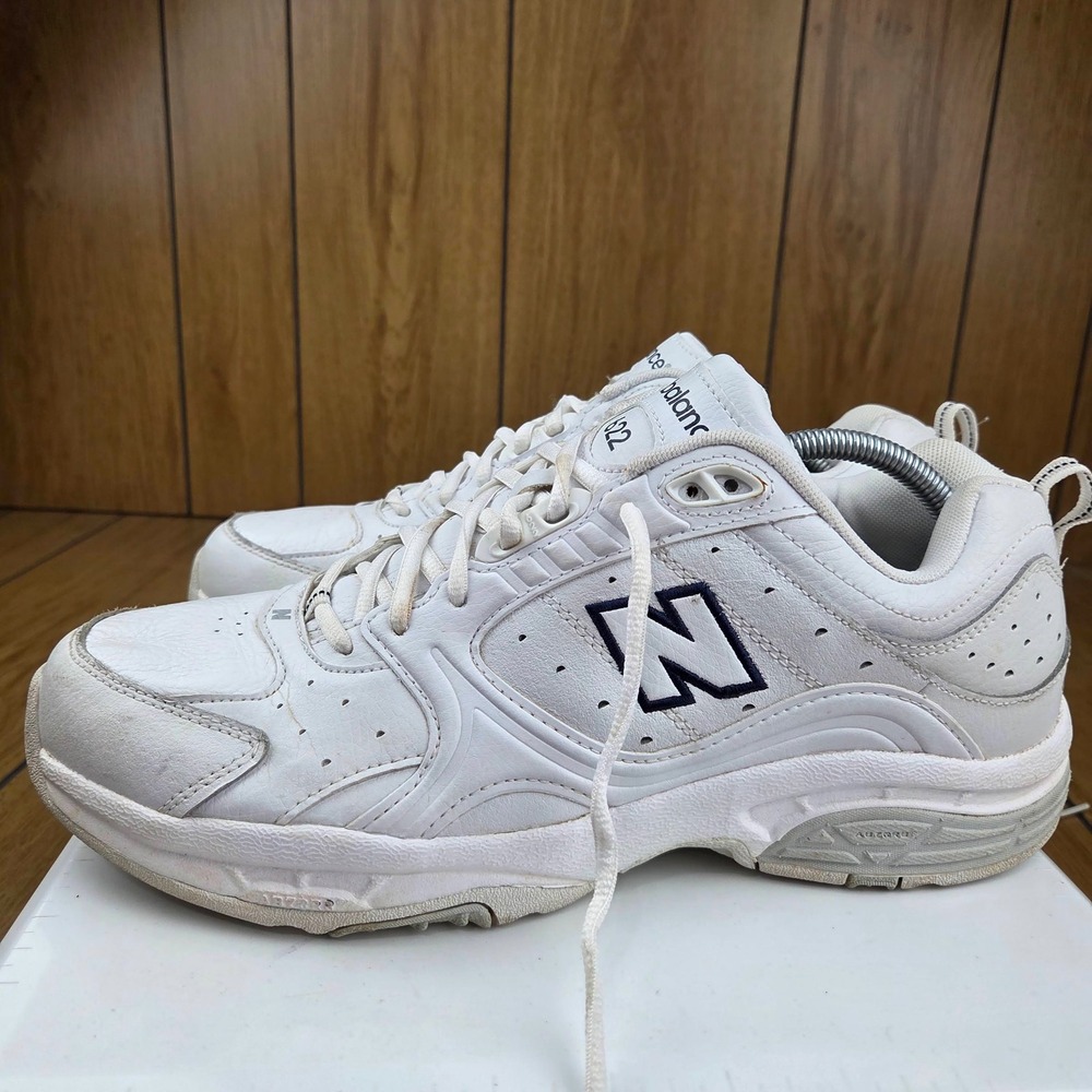 New Balance 622 Mens Training Shoes White Navy MX622WT Size 11 D